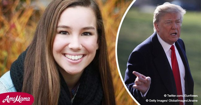 President Trump breaks his silence over Mollie Tibbetts' death