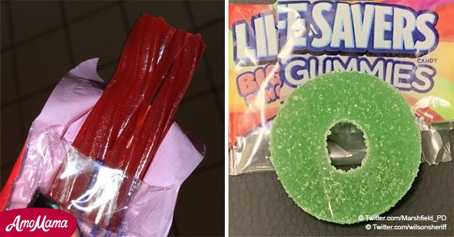 Needles found inside a popular Halloween treat