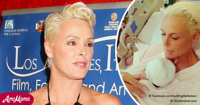 Brigitte Nielsen faces harsh criticism for having a child after turning 55