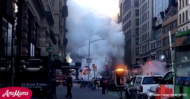 Massive explosion reported on Fifth Avenue 