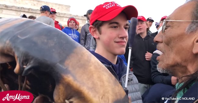 White Kentucky high school student who allegedly mocked Native American protester breaks his silence