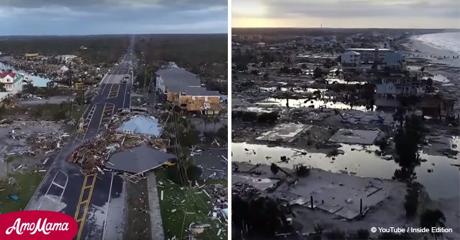 Journalist rescues his colleague amid the destructive power of hurricane Michael