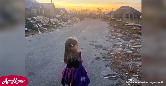 Family goes back to hurricane-stricken city to make sure 4-year-old can trick-or-treat