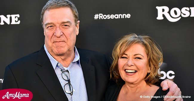 Roseanne Barr reacts to John Goodman's first interview after the controversy