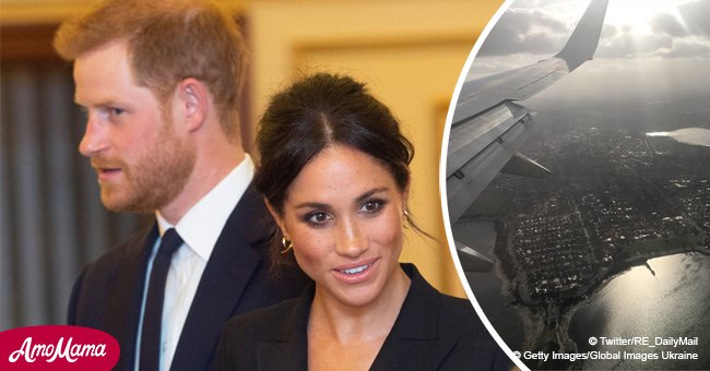 Meghan and Harry’s plane forced to abort landing at the last second