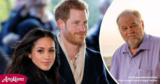 The Times: Prince Harry and Meghan Markle won't say anything about Markle's dad Thomas