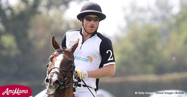 Prince Harry's polo ball heads straight for the press: 'I tried to give you a good shot!'