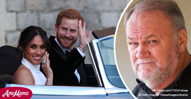 Thomas Markle hung up during his conversation with Prince Harry