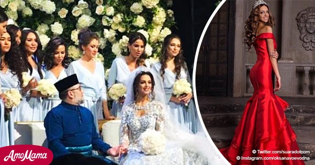 Ex-Miss Moscow, 25, converting to Islam and marrying the Malaysian king, 49