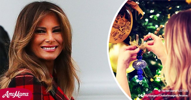 Melania Trump reveals White House Christmas decorations, and they look like a shining miracle