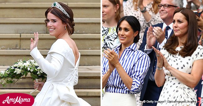 Princess Eugenie's royal wedding revealed this matching detail to Meghan and Kate's