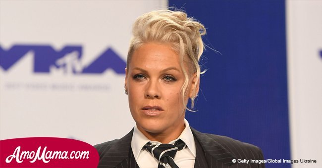 Pink suddenly postpones her concert due to a sickness that seriously hit her entire family