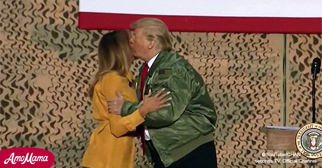 Body language expert explains real meaning behind Donald Trump and Melania's 'awkward' kiss