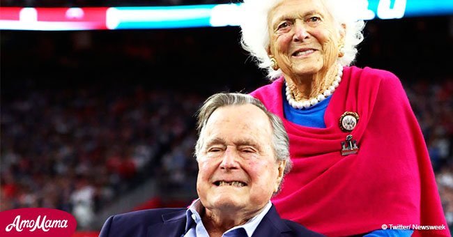 George H.W. Bush reportedly held his dying wife's hand to the end