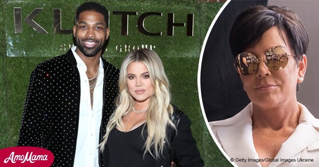 Kris Jenner rushes with congratulations after Khloé delivers a baby girl with Tristan alongside