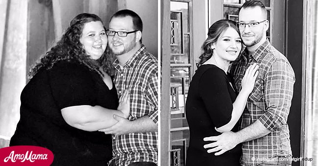 Woman who lost 300 lb celebrates by sharing before and after photos