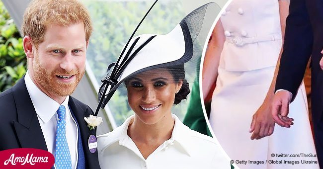 Here's why Prince Harry 'avoids' holding Meghan Markle's hand during a recent awkward moment