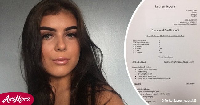 Father writes hilarious CV for his daughter detailing her 'skills'