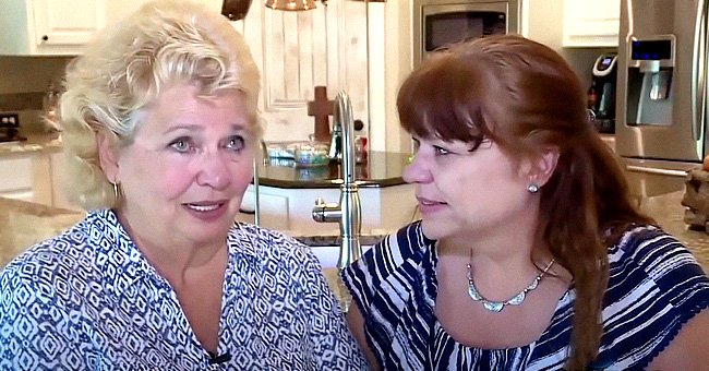Donna Pavey pictured with her biological daughter, Sharon Glidden. | Photo: YouTube.com/ABC News