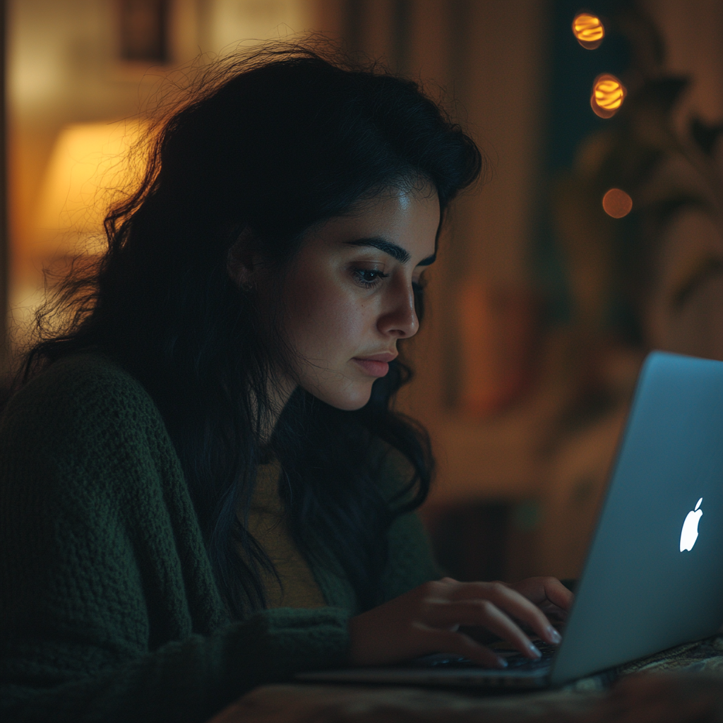 Jodie browsing the net | Source: Midjourney