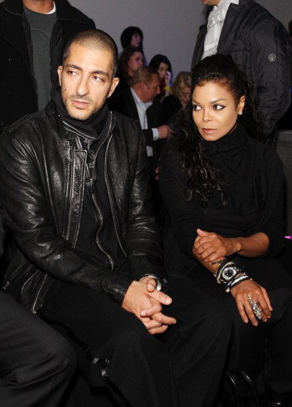Wissam Al Mana and Janet Jackson attend Kira Plastinina's fashion show. | Source: Getty Images