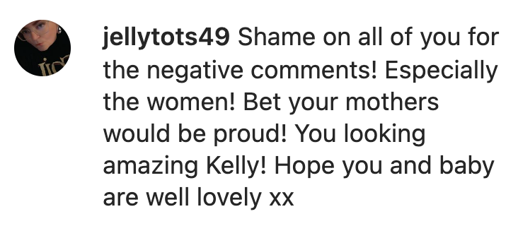 A fan comes up for Kelly Osbourne in the comments of her March 20, 2023 Instagram post. | Source: www.instagram.com/kellyosbourne/