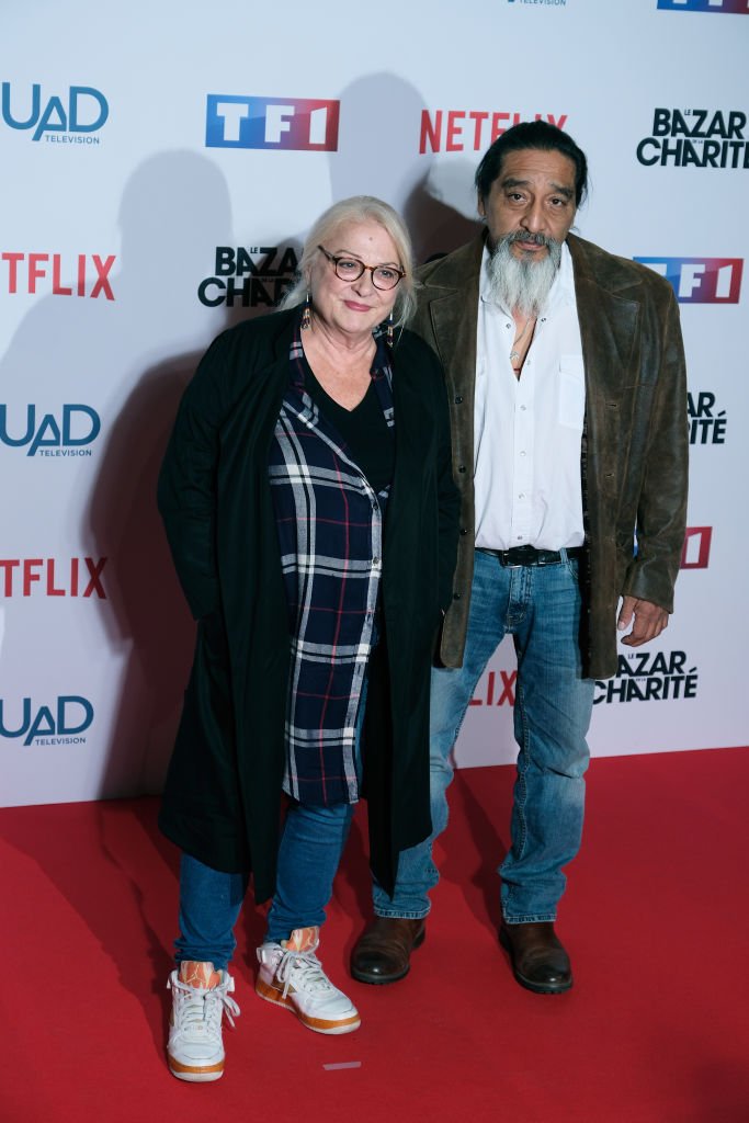 Josiane Balasko et George Aguilar le 30 septembre 2019 à Paris. l Source : Getty Images