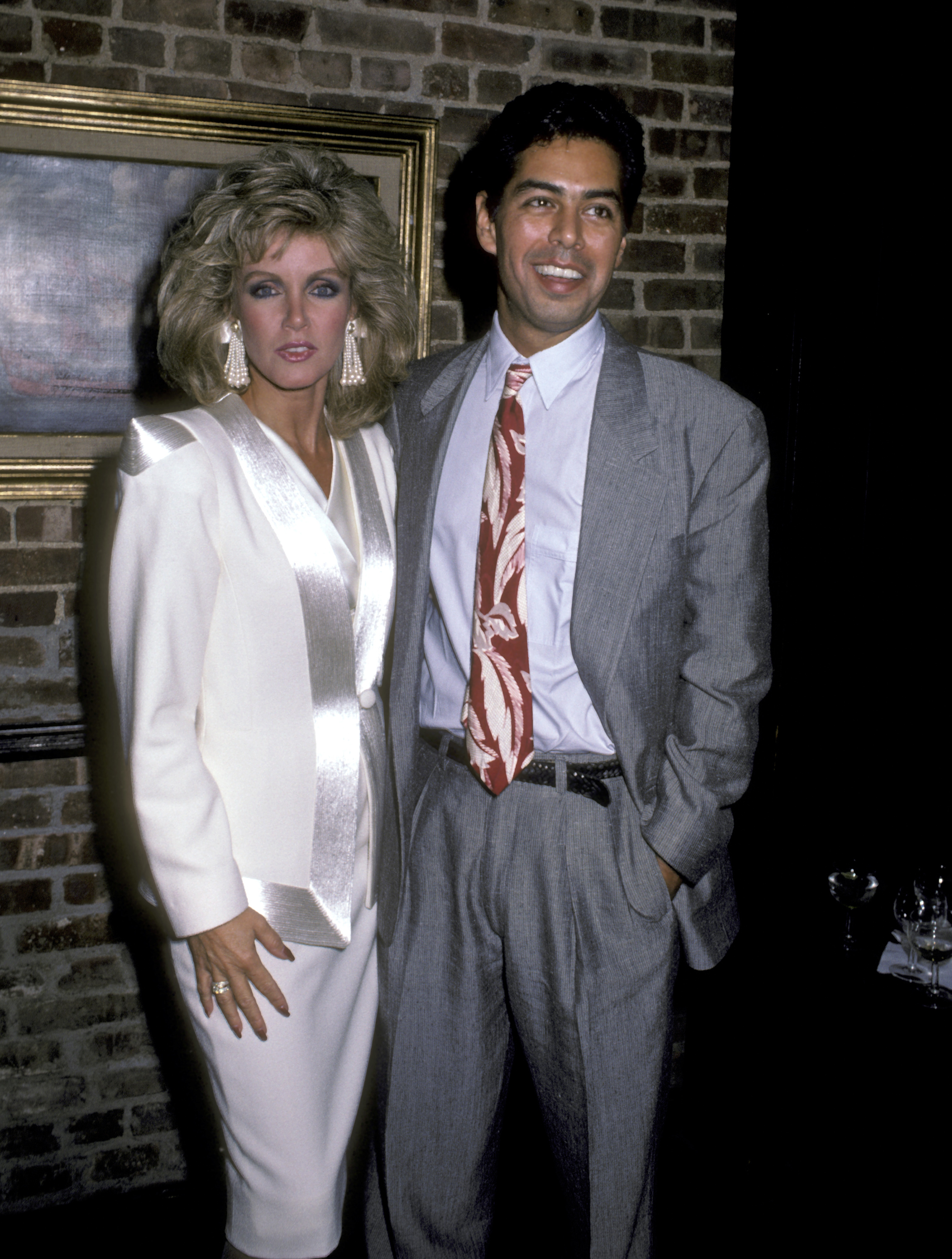 Donna Mills and Richard Holland at the 1986 Femme Awards in New York. | Source: Getty Images