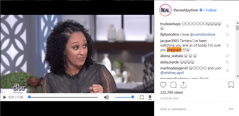Tamera Mowry Delivers Epic Clapback at Fan Who Is 'Sure' She Is Pregnant