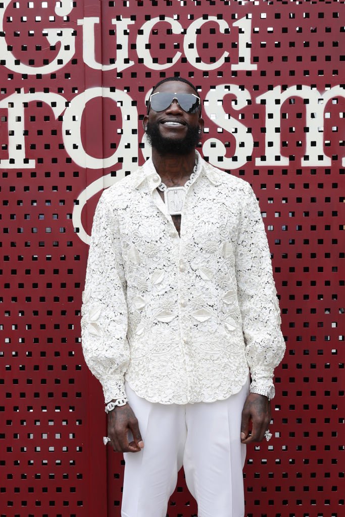 Logo has been digitally retouched.) Gucci Mane arrives at the Gucci show during Milan Fashion Week Spring/Summer 2020 | Photo: Getty Images