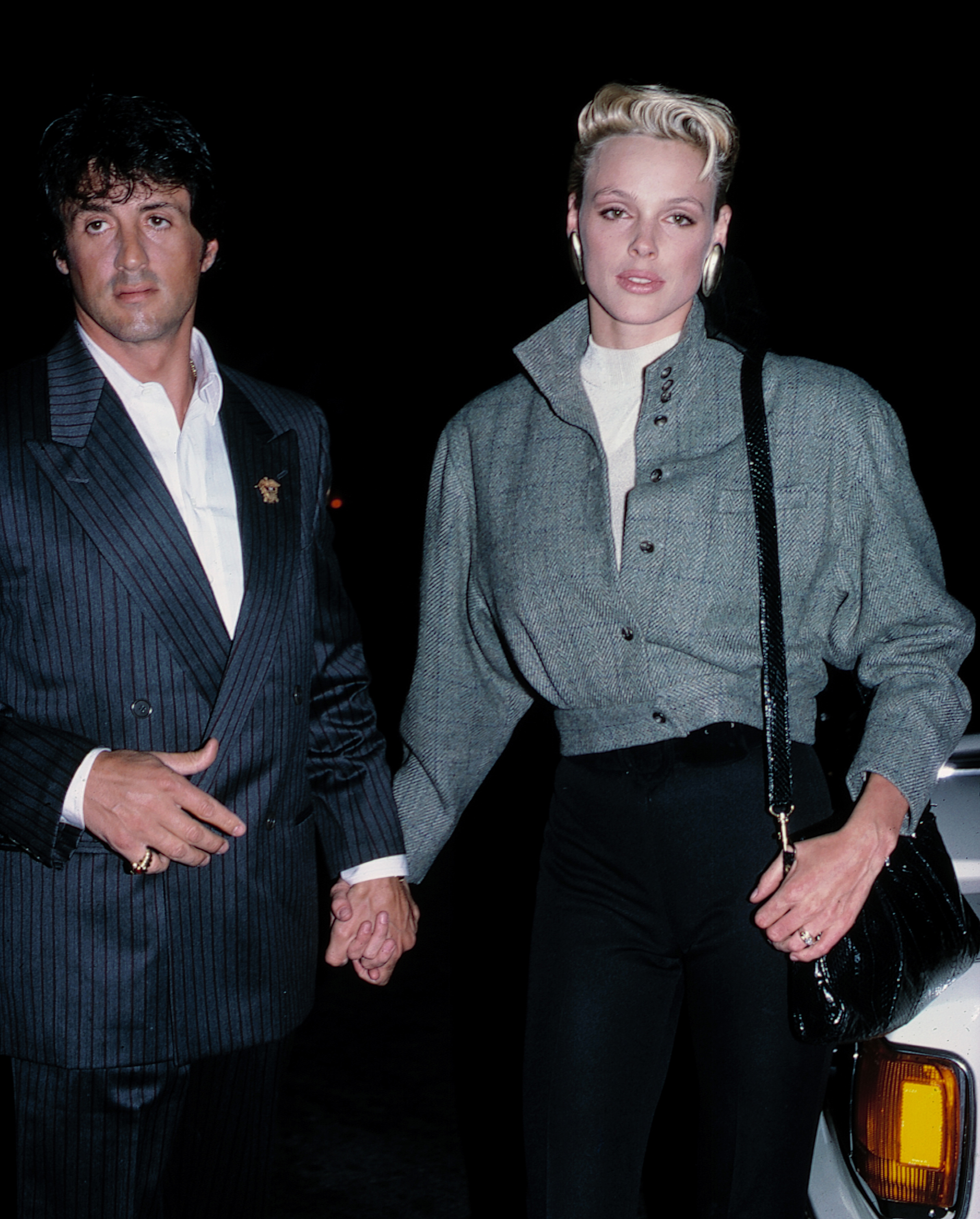 Sylvester Stallone and Brigitte Nielsen, circa 1986 | Source: Getty Images