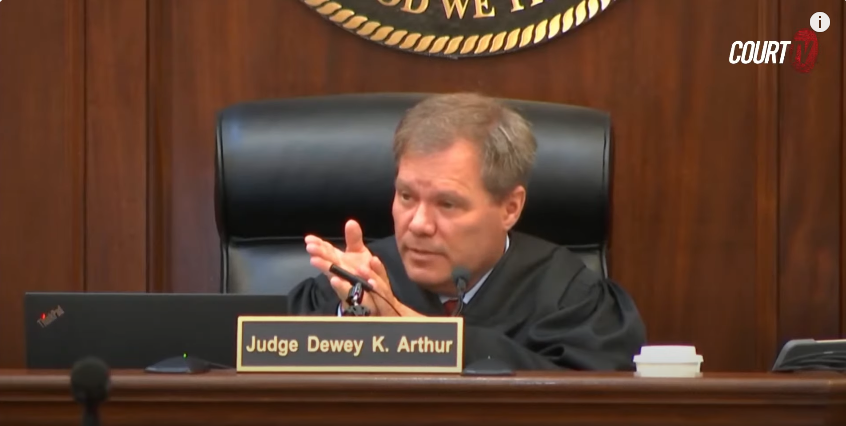 A screenshot of Judge Dewey Arthur from a video posted on September 18, 2024| Source: YouTube/@CourtTV