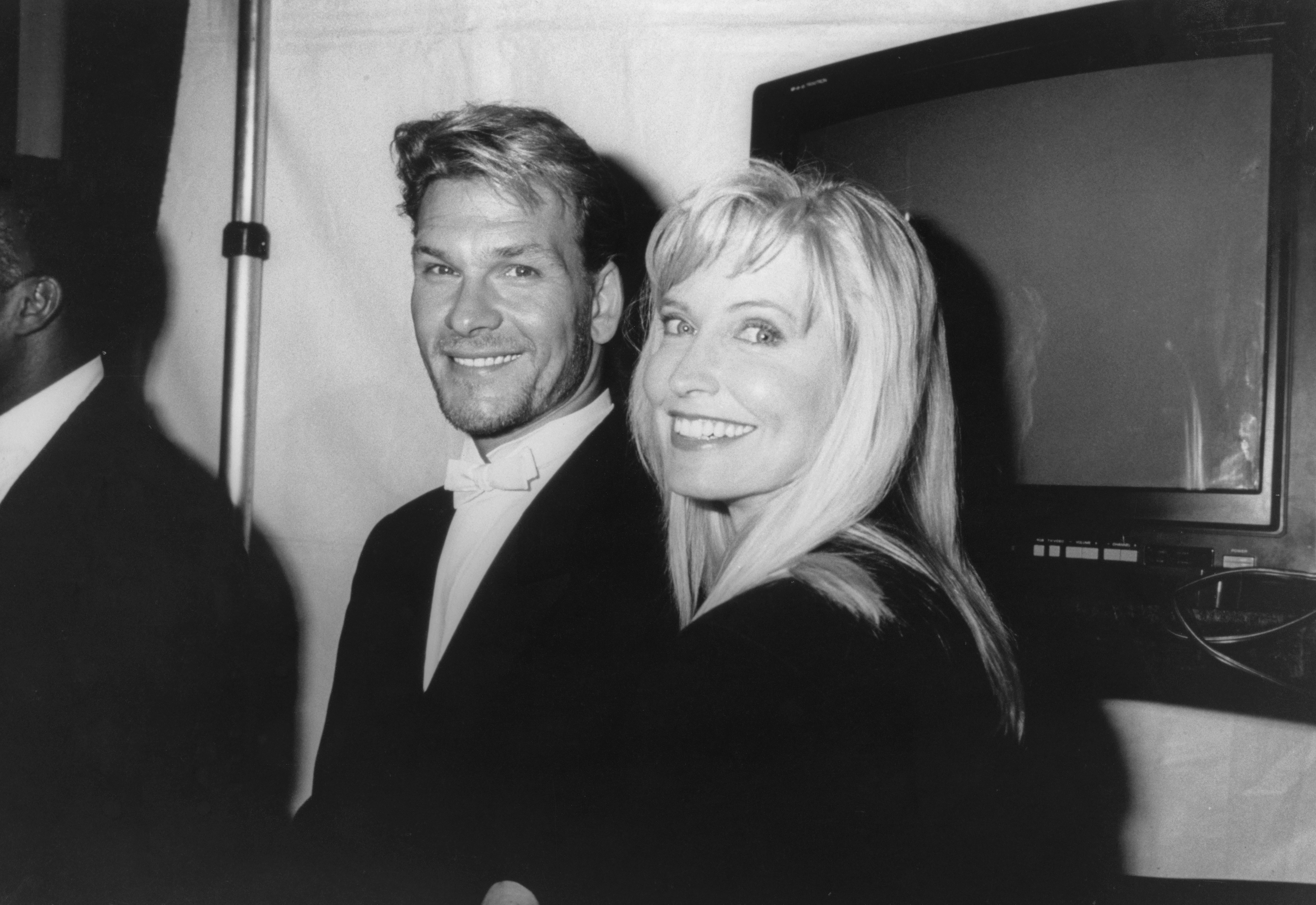 Patrick Swayze and Lisa Niemi at the  Society of Singers' 2nd Ella Awards ceremony, held at the Beverly Hilton Hotel in Beverly Hills, California, 3rd December 1990 | Source: Getty Images
