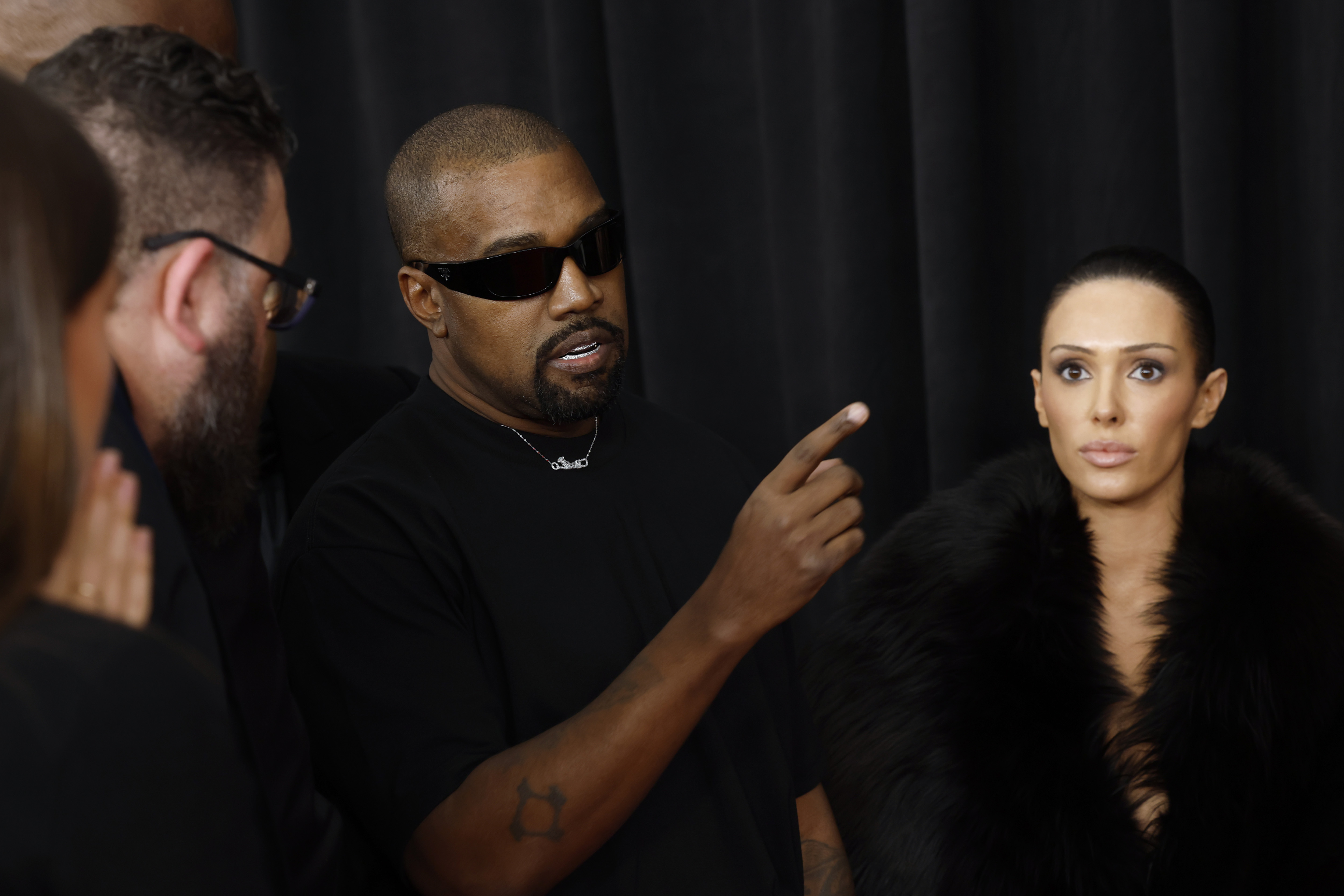 Kanye West and Bianca Censori on February 2, 2025 | Source: Getty Images