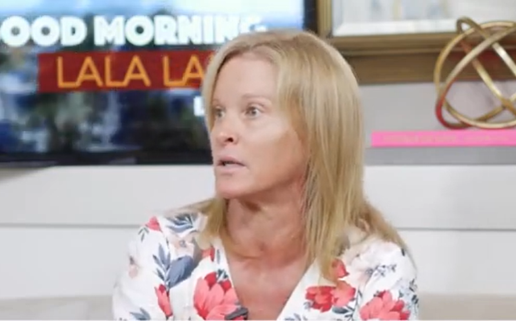 Catherine Falk as seen in a video dated August 7, 2019 | Source: YouTube/@GOODMORNINGLALALAND