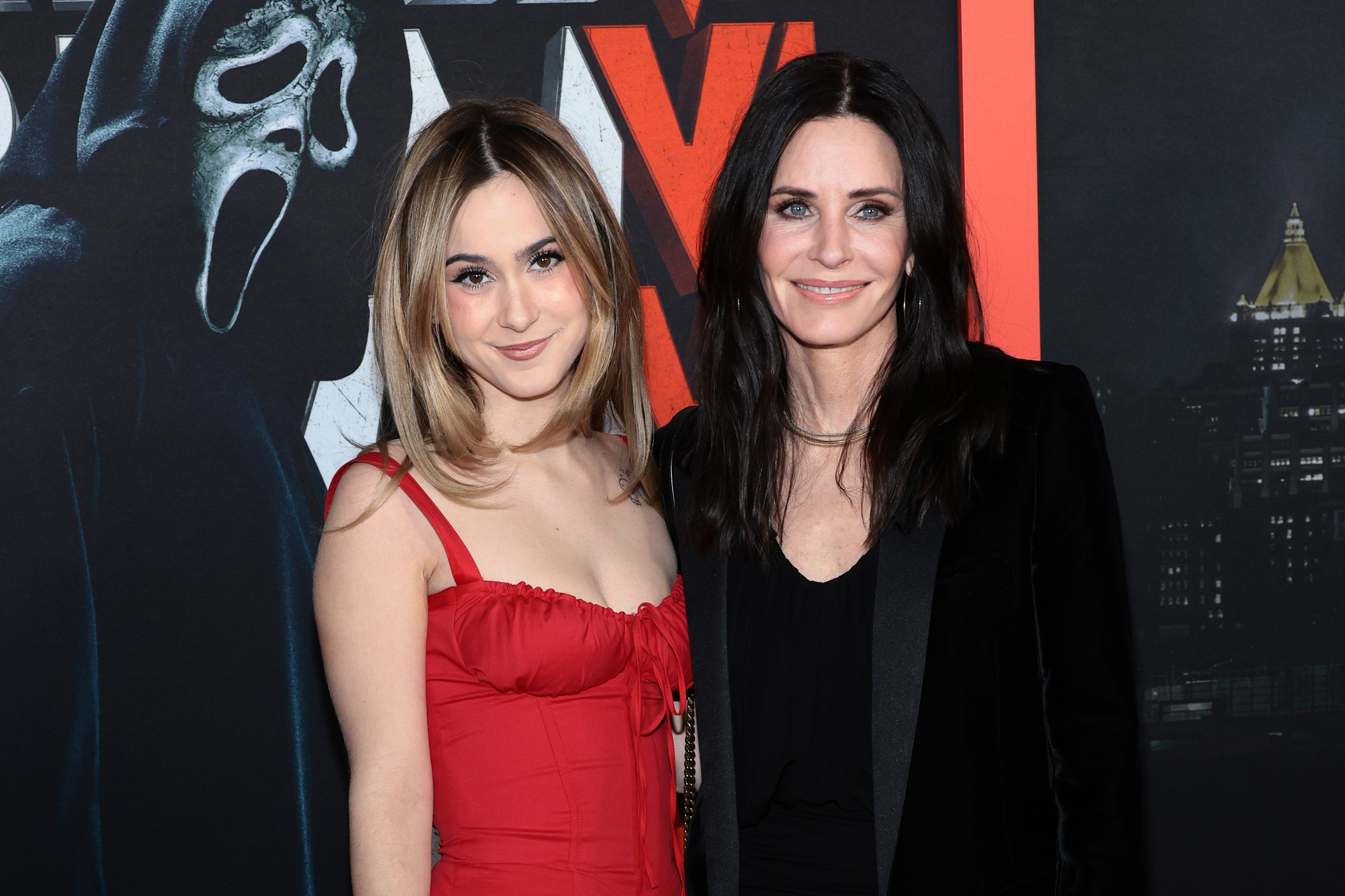 Coco Arquette and Courteney Cox attend the world premiere of "Scream VI" on March 6, 2023 | Source: Getty Images