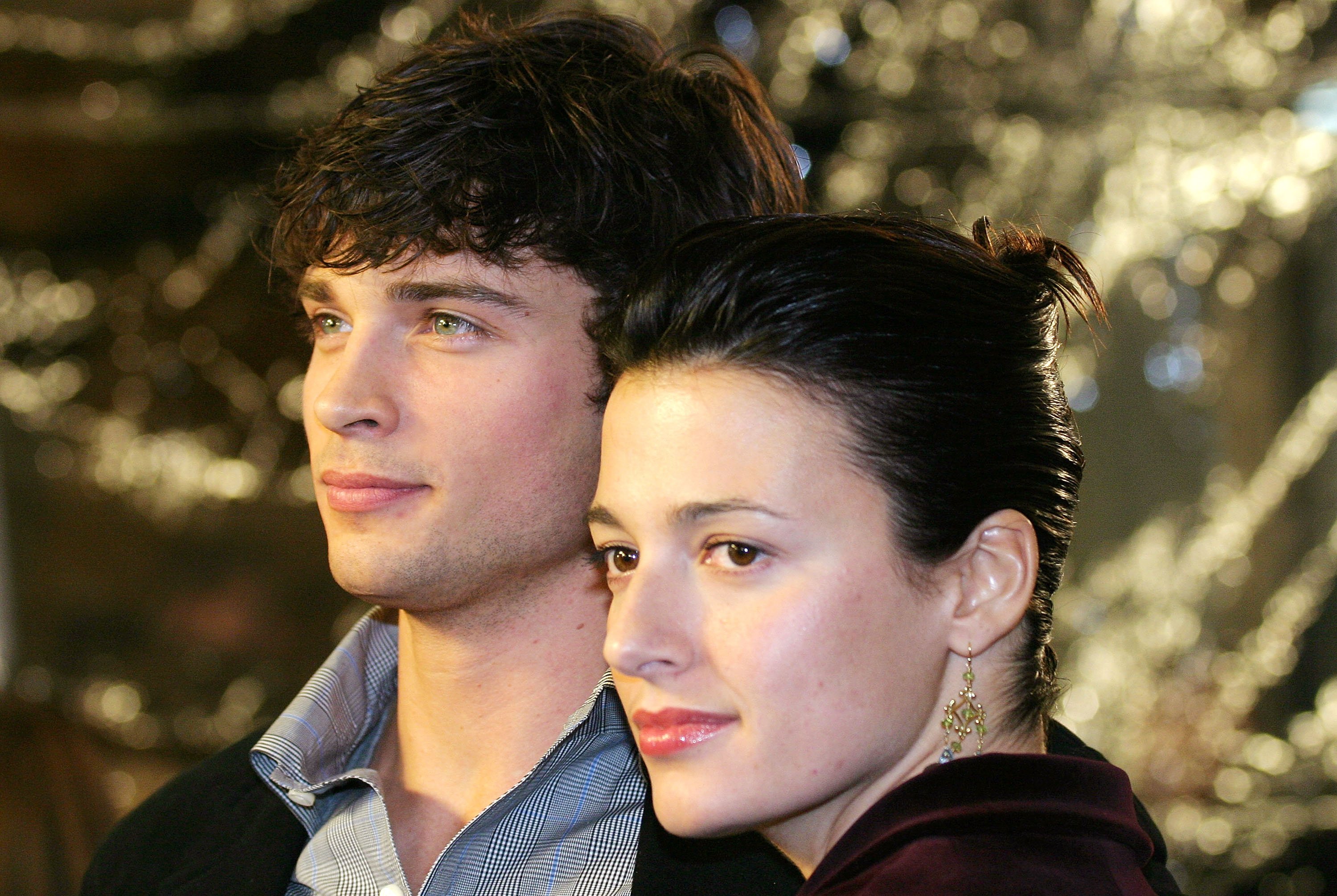Tom Welling and Jamie White attend the "Cheaper By The Dozen" premiere on December 14, 2003 in Hollywood, California. Photo: Getty Images