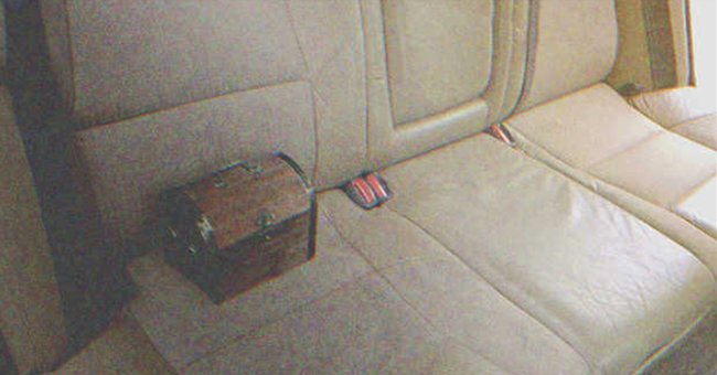 The poor taxi driver parked his car in the driveway, and as he made to step out, he noticed an old wooden chest in the back seat. | Photo: Shutterstock