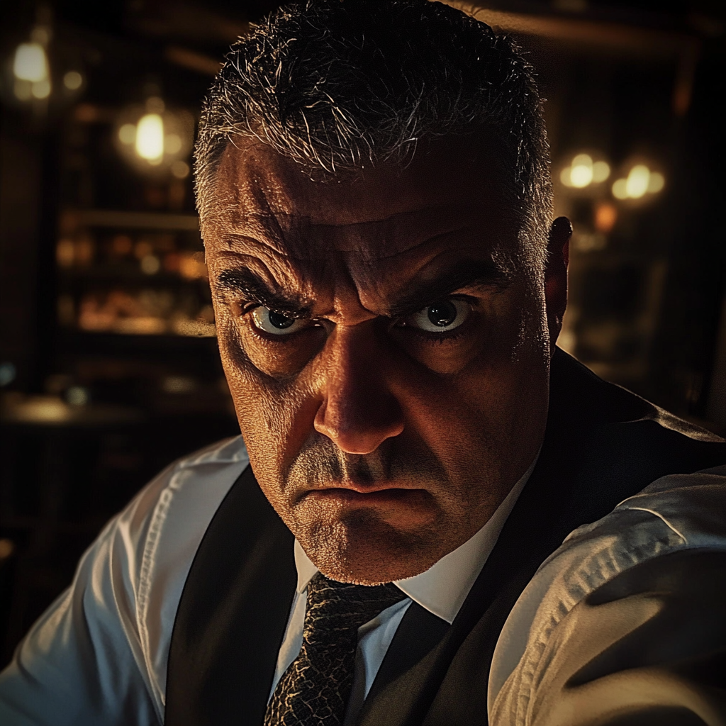 An angry restaurant manager | Source: Midjourney