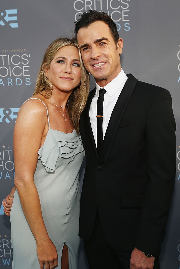 Actors Jennifer Aniston and Justin Theroux attend the 21st Annual Critics' Choice Awards in 2016. | Source: Getty Images