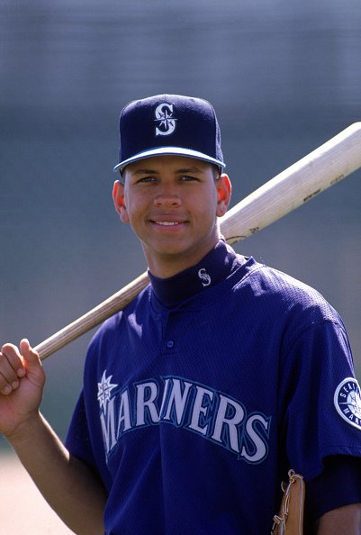 Alex Rodriguez of the Seattle Marinbers poses for a 1994 season portrait. | Photo: Getty Images