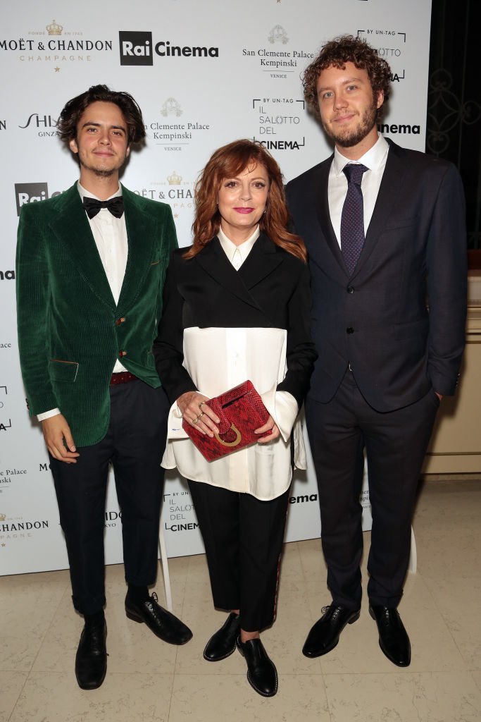 Miles Robbins, Susan Sarandon and Jack Henry Robbins at the 74th Venice Film Festival on September 1, 2017 | Photo: GettyImages