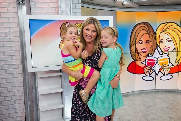 Jenna Bush Hager with daughters Poppie Louise and Mila on Monday, August 27, 2018 | Photo: Getty Images