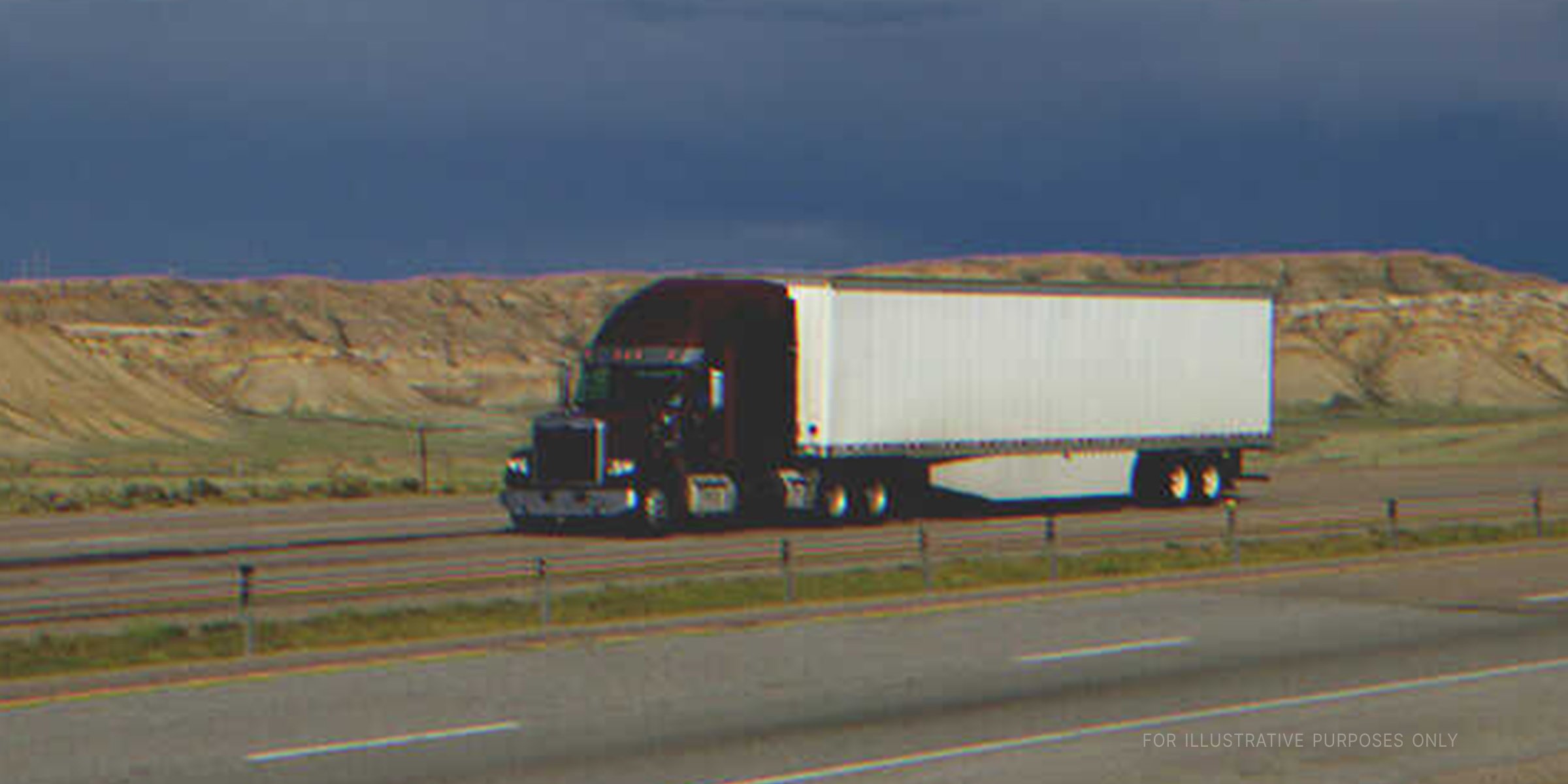 Truck on a highway. | Source: Shutterstock