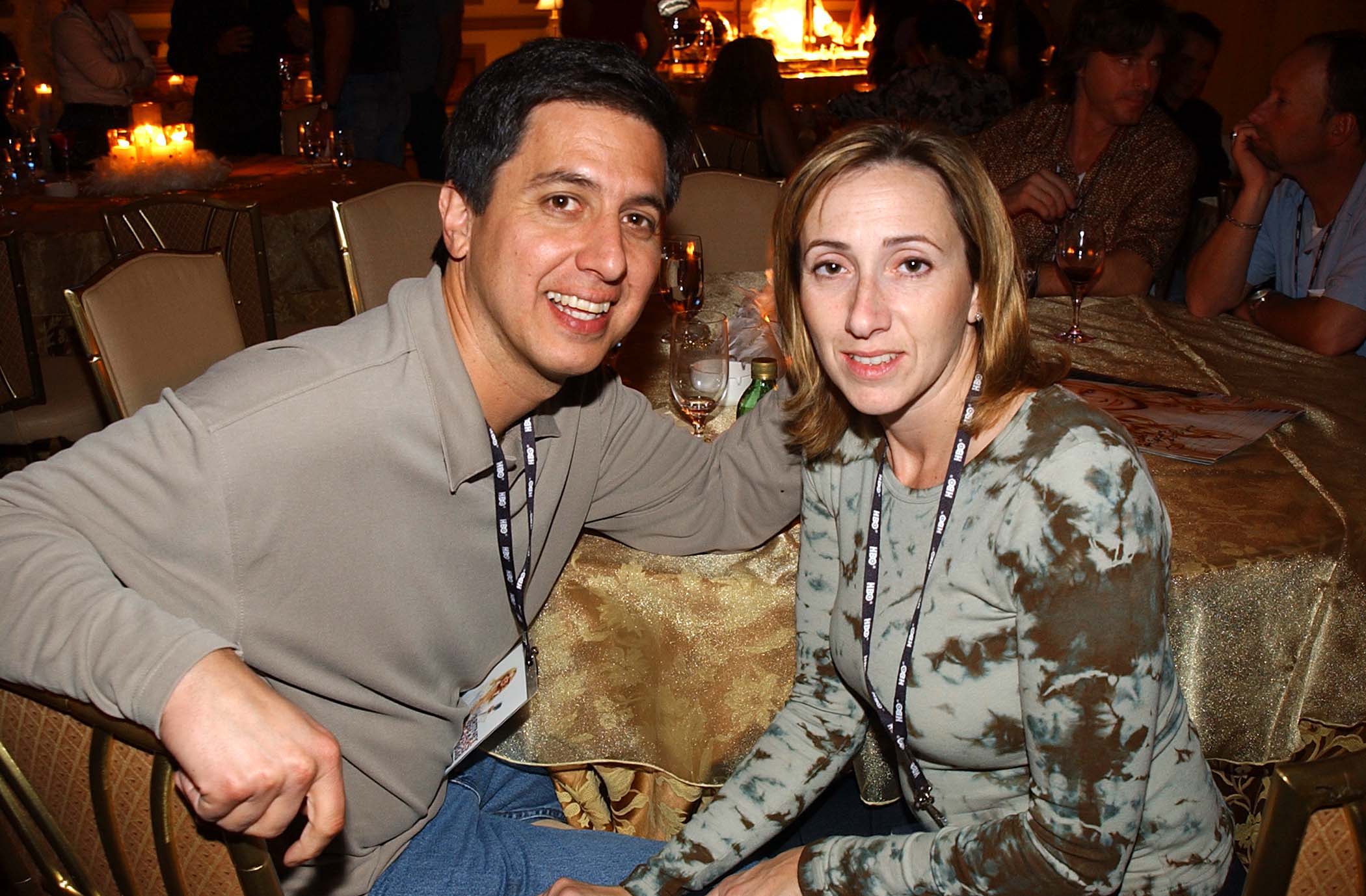 Ray Romano & wife Anna Scarpulla during HBO Britney Party in 2001 | Source: Getty Images