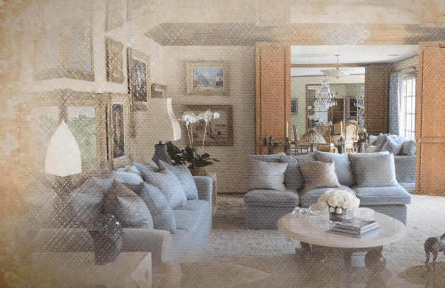 A photo of Elizabeth Taylor's luxury Bel Air mansion. | Photo: YouTube/Darren Julien
