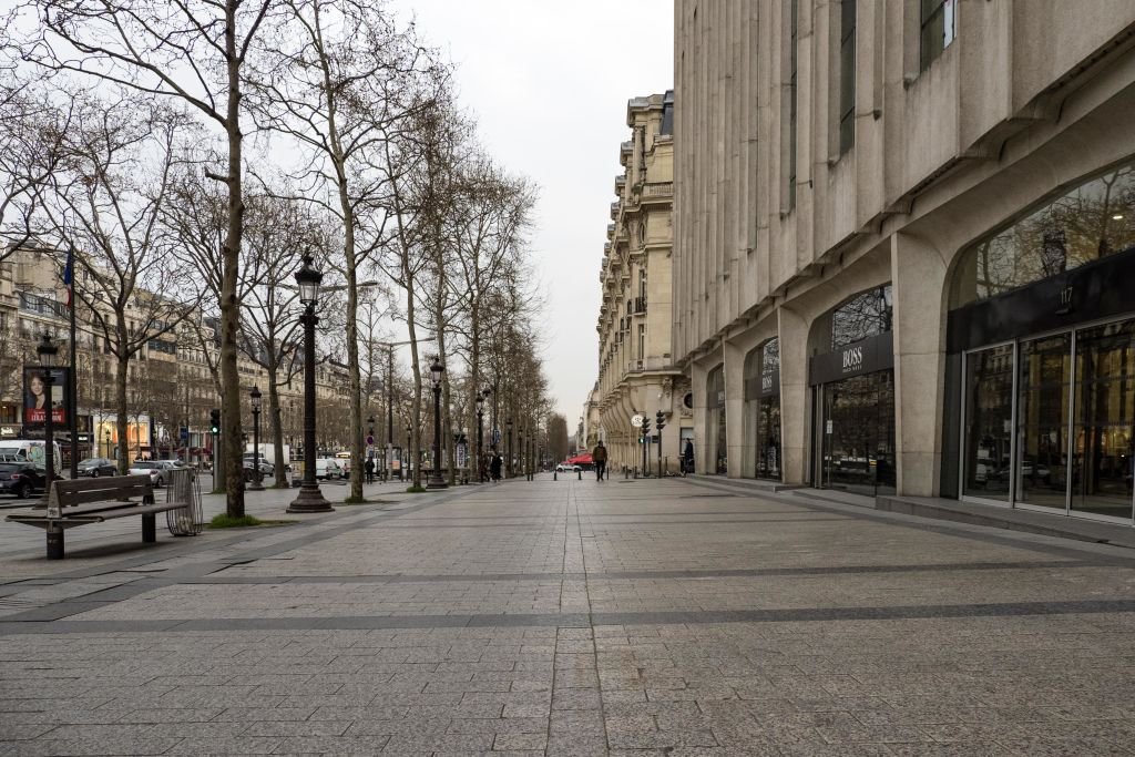 Les rues de France vides. | Photo : Getty Images