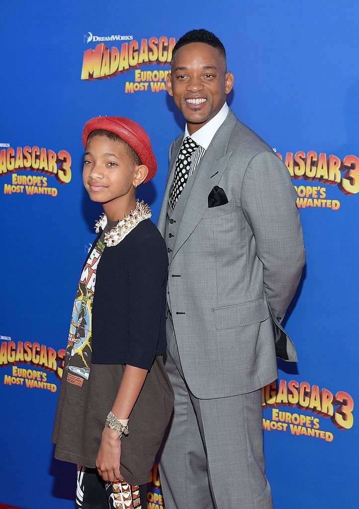 Will Smith and a young, Willow Smith during the premiere of "Madagascar 3: Europe's Most Wanted" in June 2012. | Photo: Getty Images