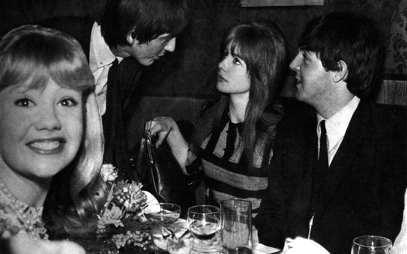 Hayley Mills,George Harrison,Jane Asher,Paul McCartney. | Source: Flickr.com