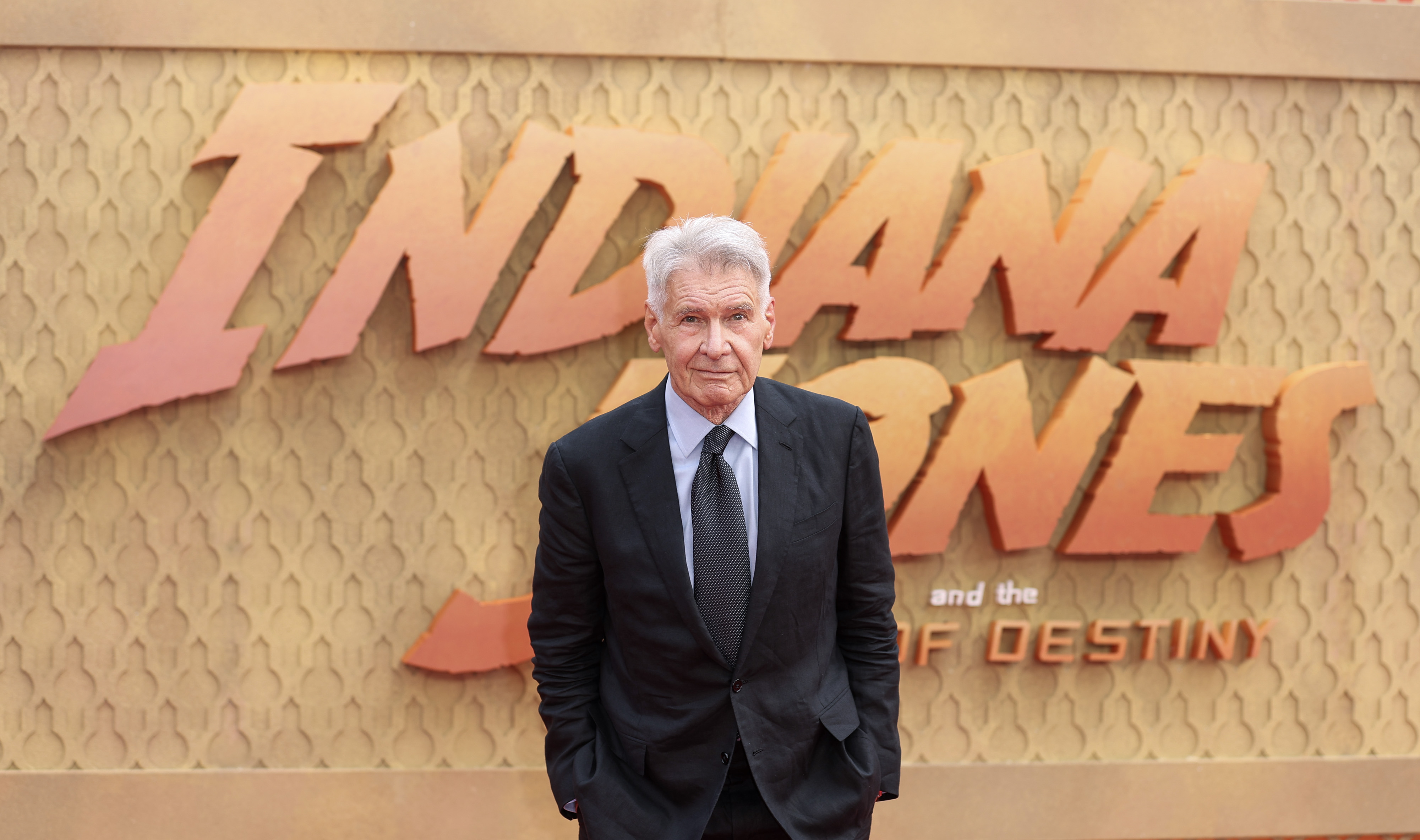 Harrison Ford at the "Indiana Jones and the Dial of Destiny" premiere in London, England on June 26, 2023 | Source: Getty Images